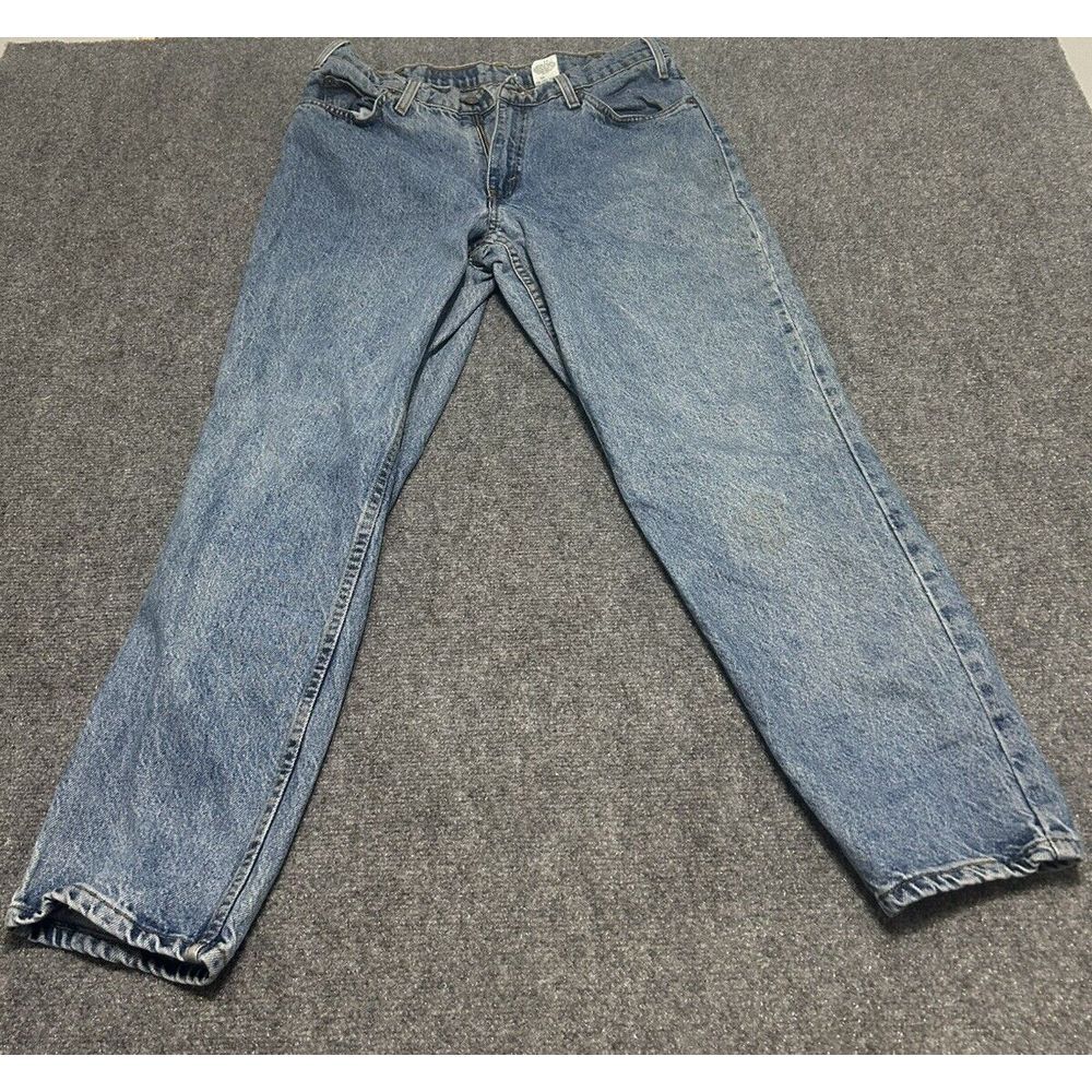 Vintage Levi's 550 Jeans 34x30 Husky Youth Boys Denim Relaxed USA Actual 30x28"
